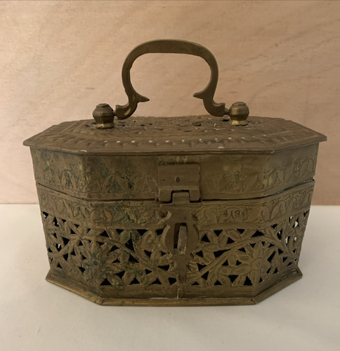 Indian octagonal brass - indian,