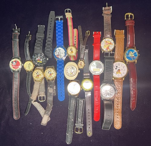 Vintage disney watch lot - disney,