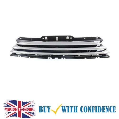 Front grille main centre matte - front,