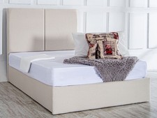 Esupasaver Beautiful Savannah Gas Lift Ottoman Storage Bed Frame Soft Velvet