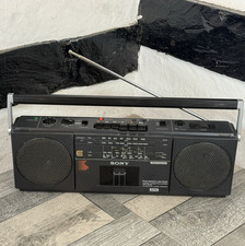 Sony CFS-2000L Boombox Radio Cassette Player Recorder SW LW MW FM 4 Band Vintage