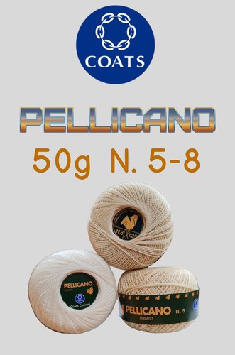 Pelican crochet cotton art - pelican,