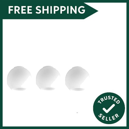 Small white glass dome - small,