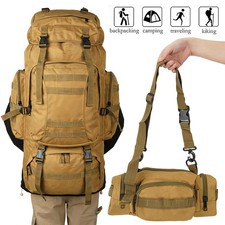100L Camping Rucksack Bag Army