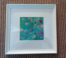 Framed & Mounted Embroidered