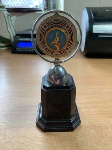 Vintage pigeon racing trophy - pigeon,