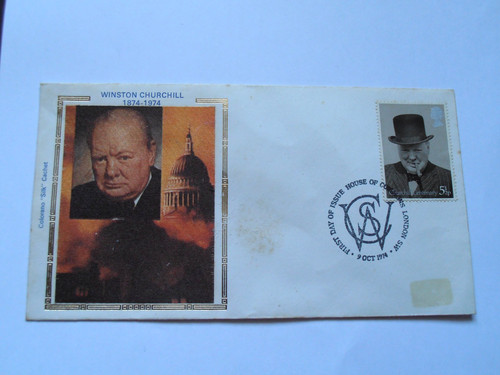 Fdc 1974 winston - gb, fdc-