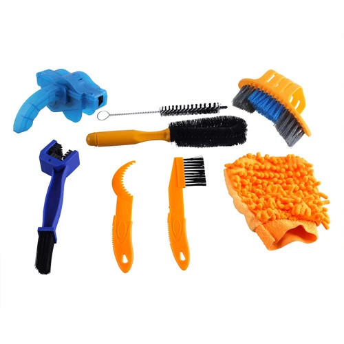 Bike cleaning brush set - brush, 8