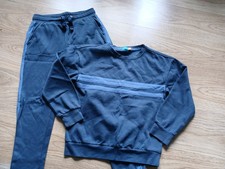 Boys Blue Tracksuit  11-12 Lightweight Joggers And Jumper