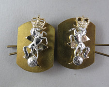Military Anodised Collar Badge