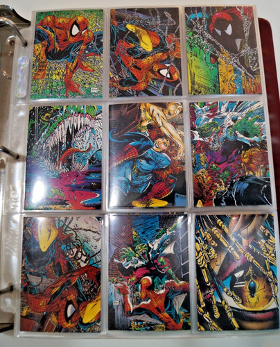 1990 topps marvel - marvel, spiderman