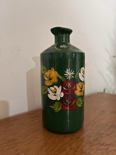 Canal barge art painted - canal, vase