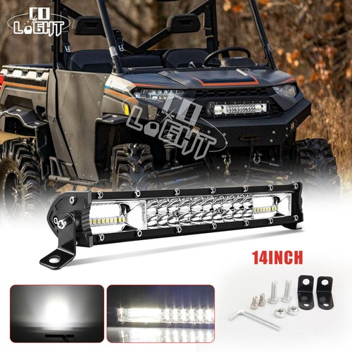 Slim dual row led light - 14",