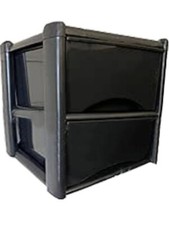 Plastic drawers tower unit - plastic,