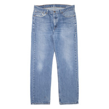 LEVI'S 751 02 Jeans Mens Blue Regular Straight Stone Wash W36 L32