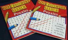 TWO x 101 Crossword Search Puzzles Kids RRP £2.99 each Family Fun Challenge New