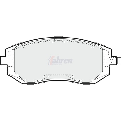 Brake pads set for - for, subaru