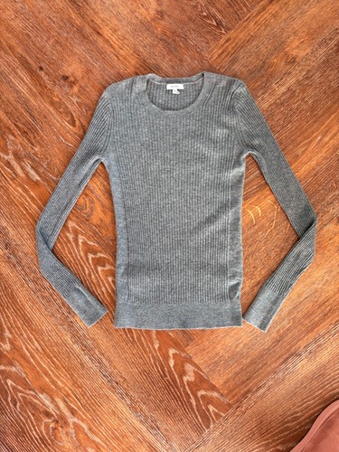Jigsaw grey ribbed jumper - grey,