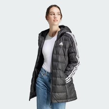 LIGHT DOWN HOODED PARKA Black