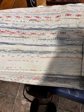 antique rag rug cotton no