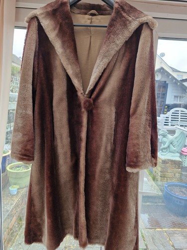 Vintage astraka faux fur coat - vintage,