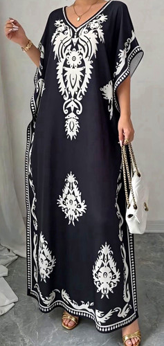Black white embroidered - &,