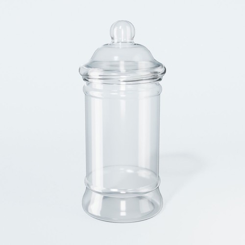 Plastic sweet storage - plastic, jar