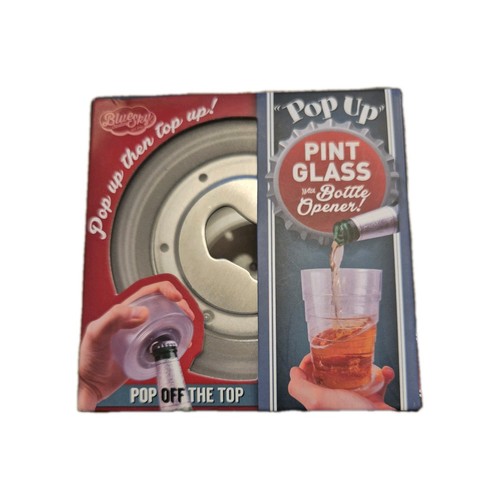 Blue sky pop pint glass - up,