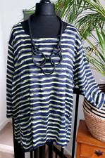 Vintage MASAI ladies Loose tunic top PLUS size XL 18 20 22 Lagenlook Pockets