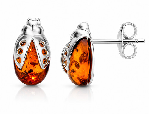Genuine baltic amber ladybird - baltic,