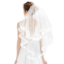  White Veil Wedding for Bride