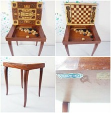 Antique Regency Style Walnut Fold Over Games Card Table Side Table🇮🇹ITALY🇮🇹.