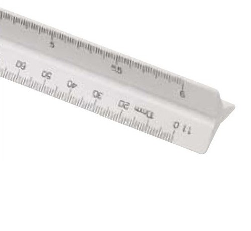 Linex triangular plastic scale - linex,