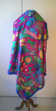 Vintage Large Multicolor Silk