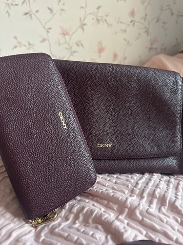 Dkny bag and purse - and,