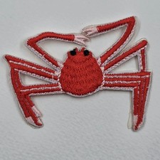 King Crab Embroidered Patch
