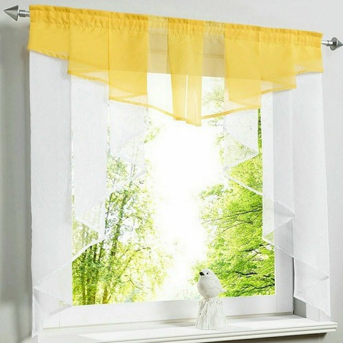 Short sheer curtains kitchen - sheer,