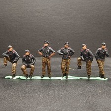 1/72 Painted 6-persons German Army Tank Crew Military Soldier For Car Vehicles