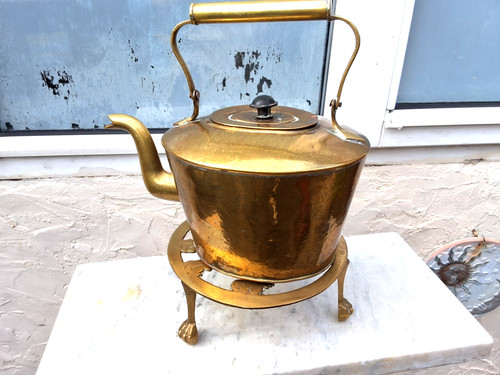 Antique vintage hammered brass - vintage,
