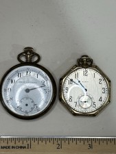2 Antique Pocket Watches 21J