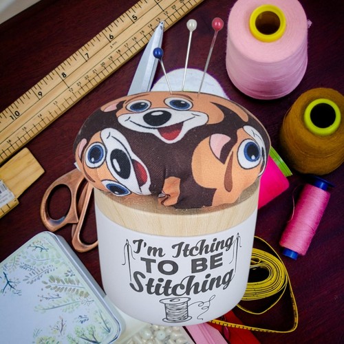 Dog design pin cushion - design, and