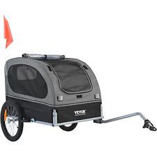 VEVOR Pet Bicycle Trailer Dog Cat Bike Carrier 88/100 lbs Load Water Resistant