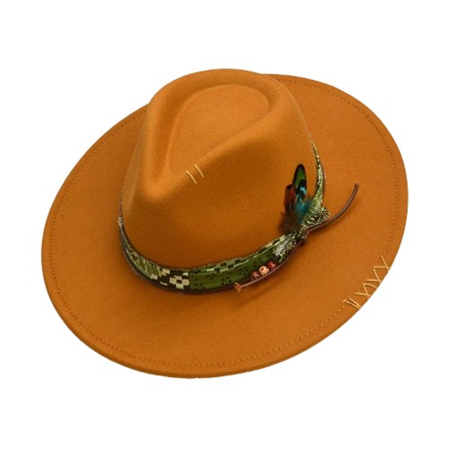 Classic wide brim fedora hat - classic,