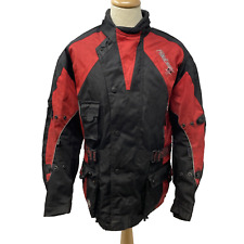 Akito Python II Textile Soft Armour Motorcycle Jacket Red Size L Large        S5
