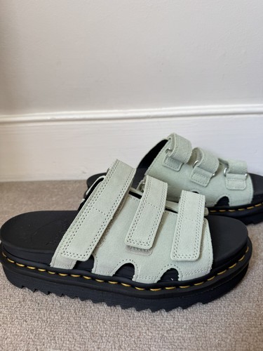 Martens raine suede slide - martens,