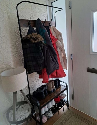 Industrial coat rack hall - industrial,