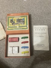 Touring Europe Of The 1930’s Board Game Original As Seen 