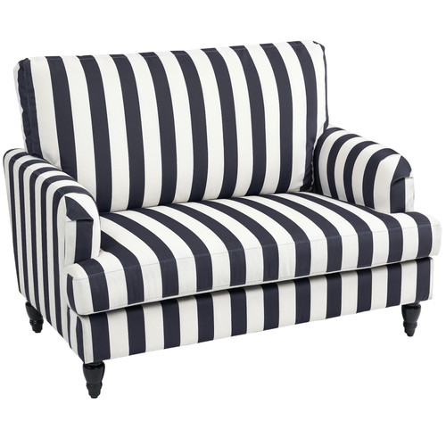 Velvet accent chair - accent, striped