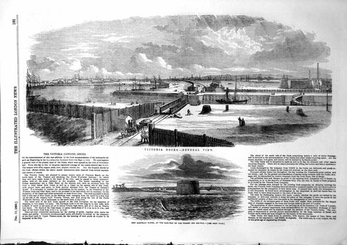 Antique old print victoria - old,