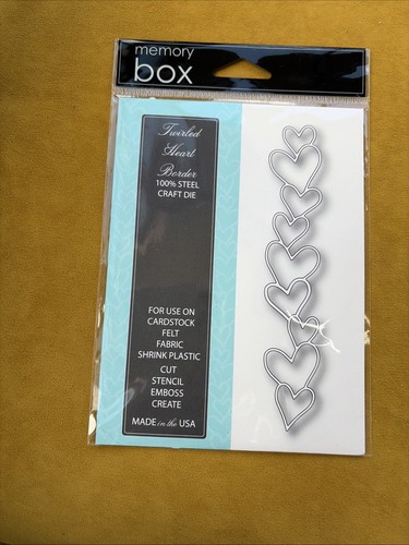 Memory box heart border die - heart,